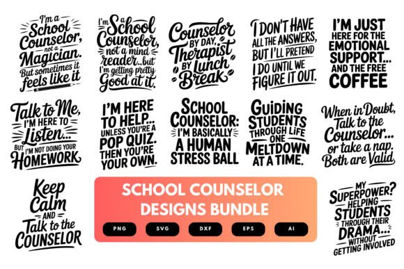Download School Counselor SVG Bundle - Counselor Collection