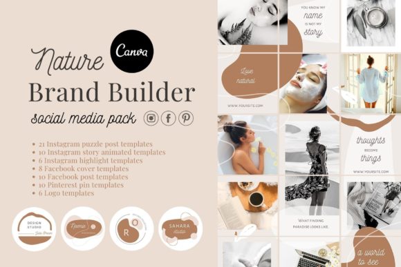 Download Canva Branding Kit Social Media Pack - Brand Collection