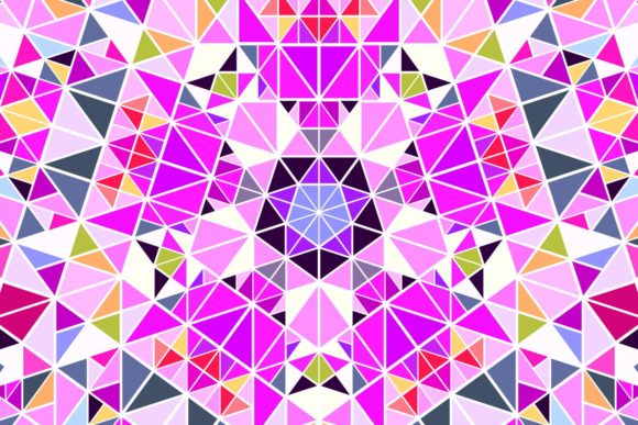 Download Triangle Mosaic Background Design - Triangle Collection